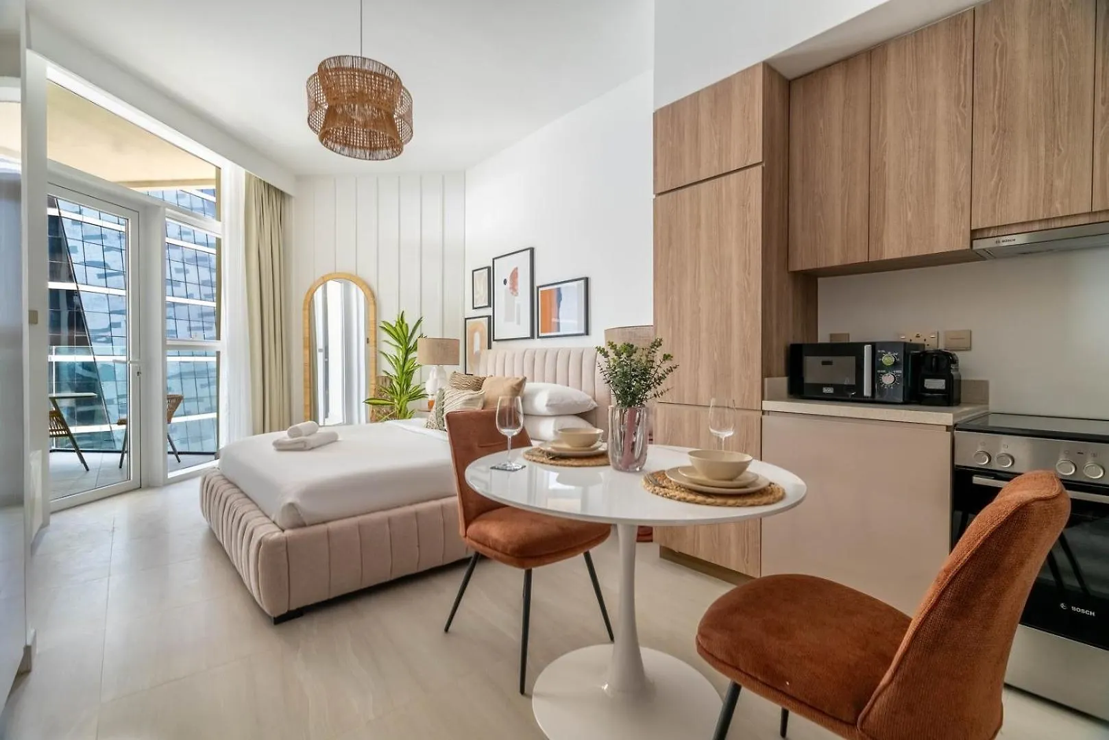 Apartmán Guestready - Elegant Studio At Urban Oasis Dubaj